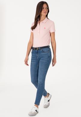 Kadın Pudra Basic Tişört - 50300830168