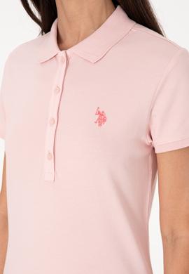 Kadın Pudra Basic Tişört - 50300830168