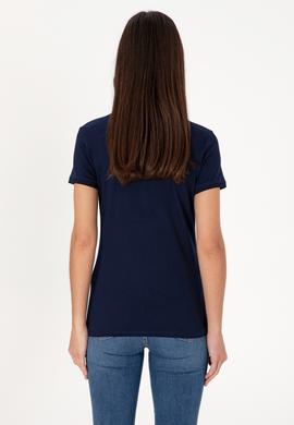 Kadın Lacivert Tişört - 50300887056