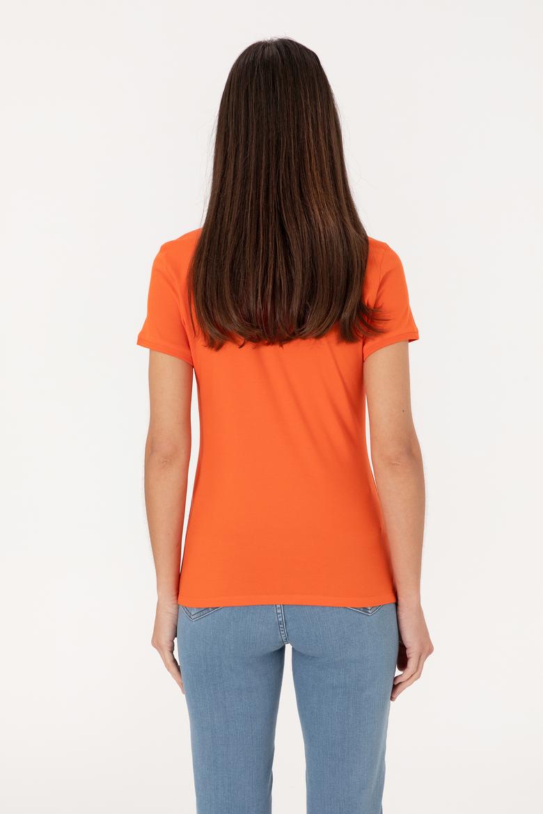 Kadın Nar Çiçeği Tişört - 50300887142