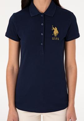 Kadın Lacivert Basic Tişört - 50300883012