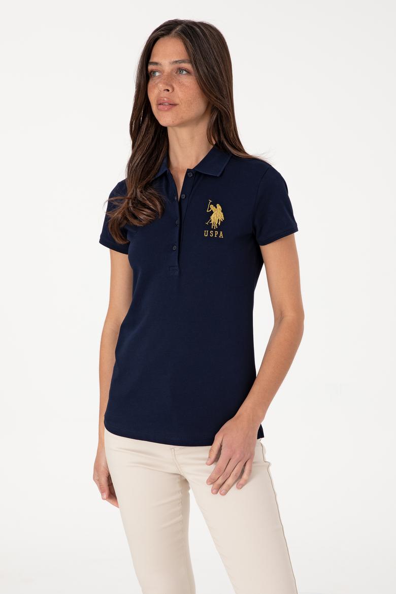 Kadın Lacivert Basic Tişört - 50300883012