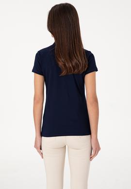 Kadın Lacivert Basic Tişört - 50300883012