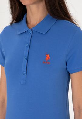 Kadın İndigo Basic Tişört - 50300896046