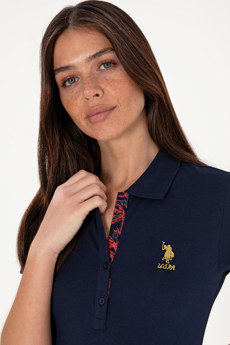 Kadın Lacivert Basic Tişört - 50300868028