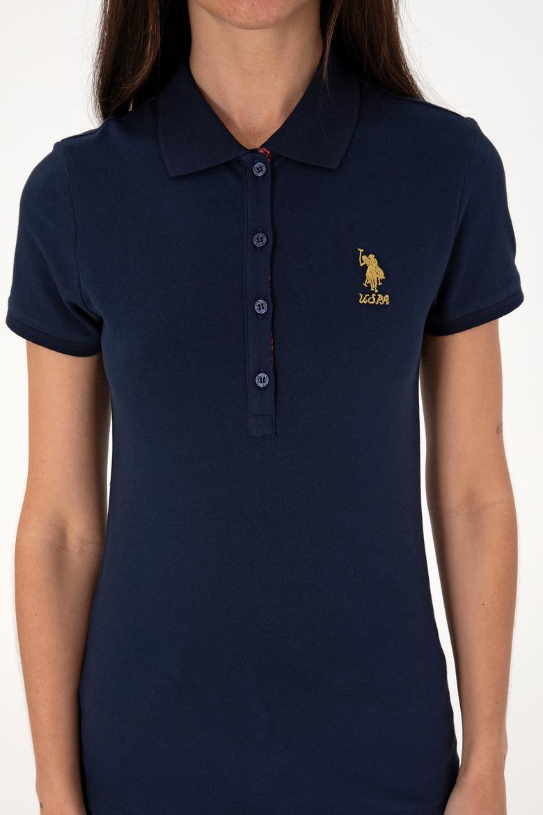 Kadın Lacivert Basic Tişört - 50300868028