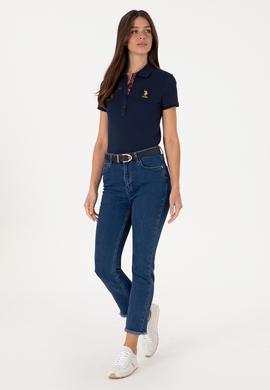 Kadın Lacivert Basic Tişört - 50300868028