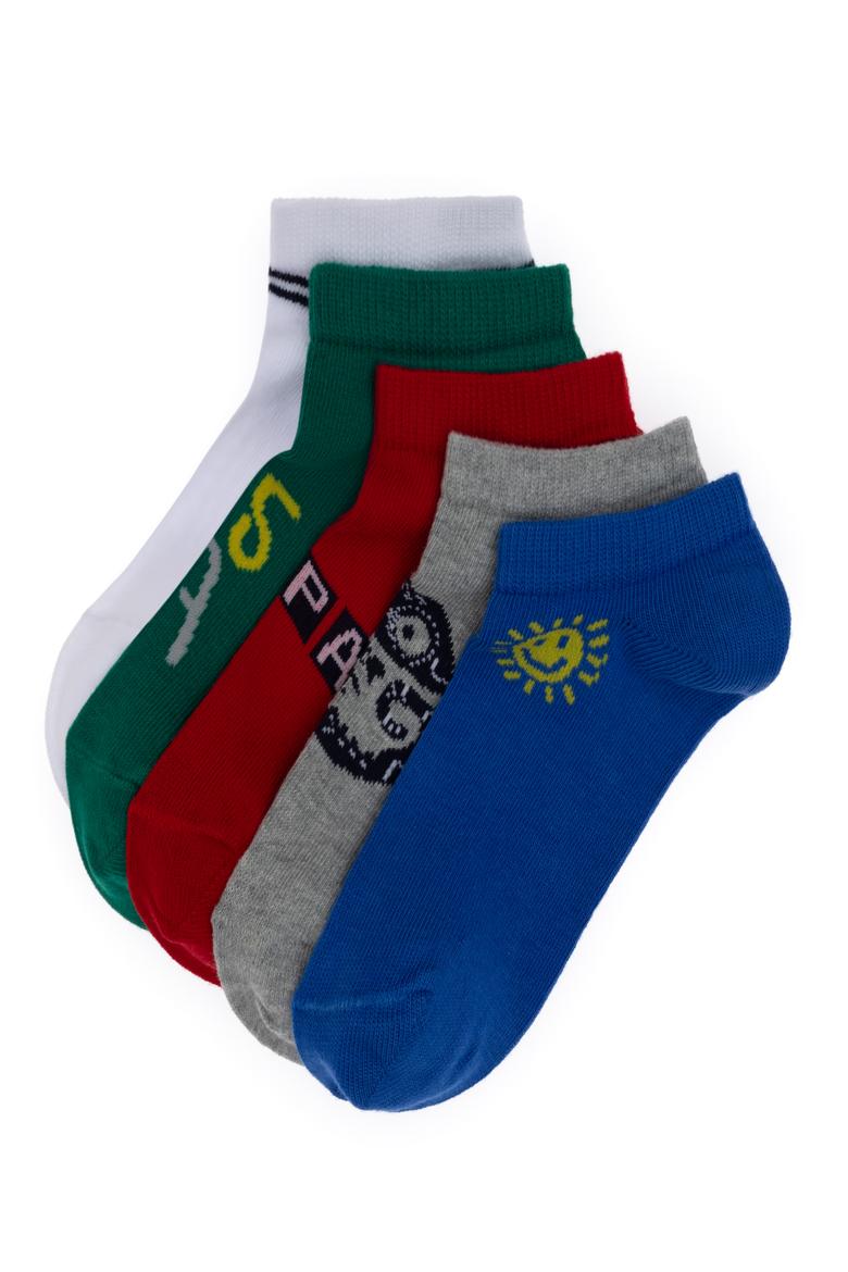 Erkek Çocuk İndigo Patik Çorap