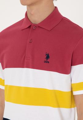 Erkek Regular Fit Polo Yaka Vişne Tişört - 50306820019