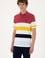 Erkek Regular Fit Polo Yaka Vişne Tişört