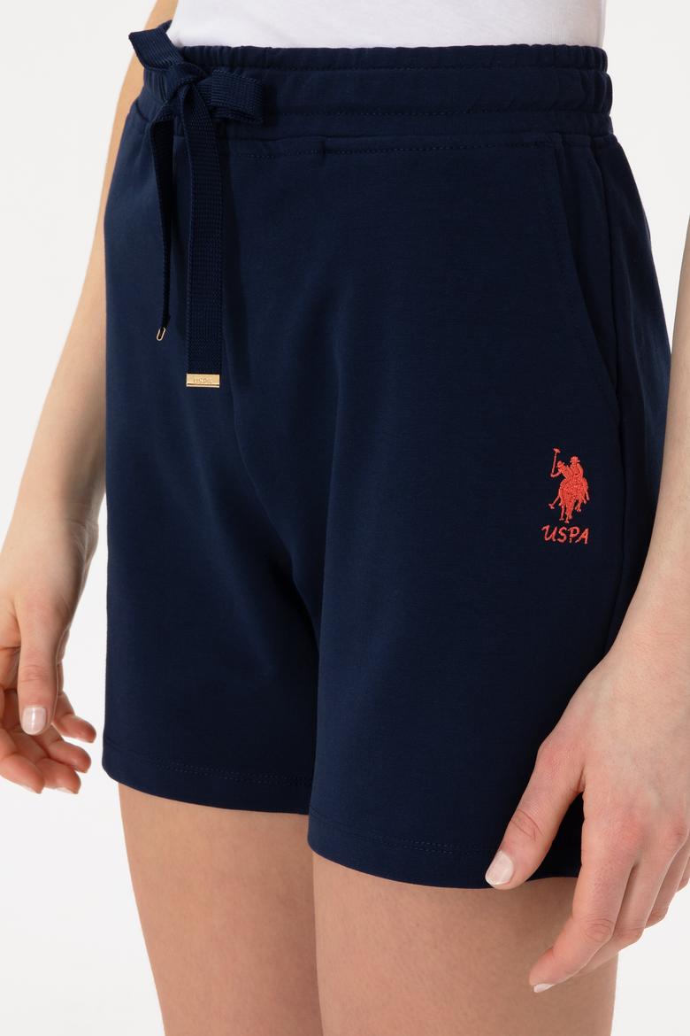 Kadın Lacivert Örme Şort - 50300840051