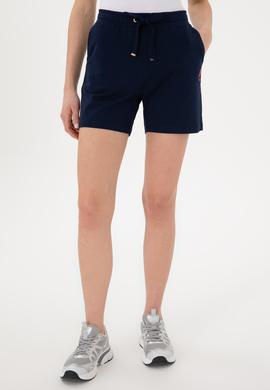 Kadın Lacivert Örme Şort - 50300840051