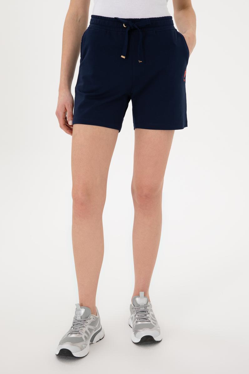 Kadın Lacivert Örme Şort