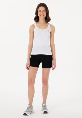 Kadın Siyah Örme Şort - 50300840019