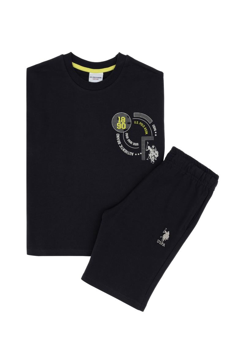 Erkek Çocuk Antrasit Pijama Takımı