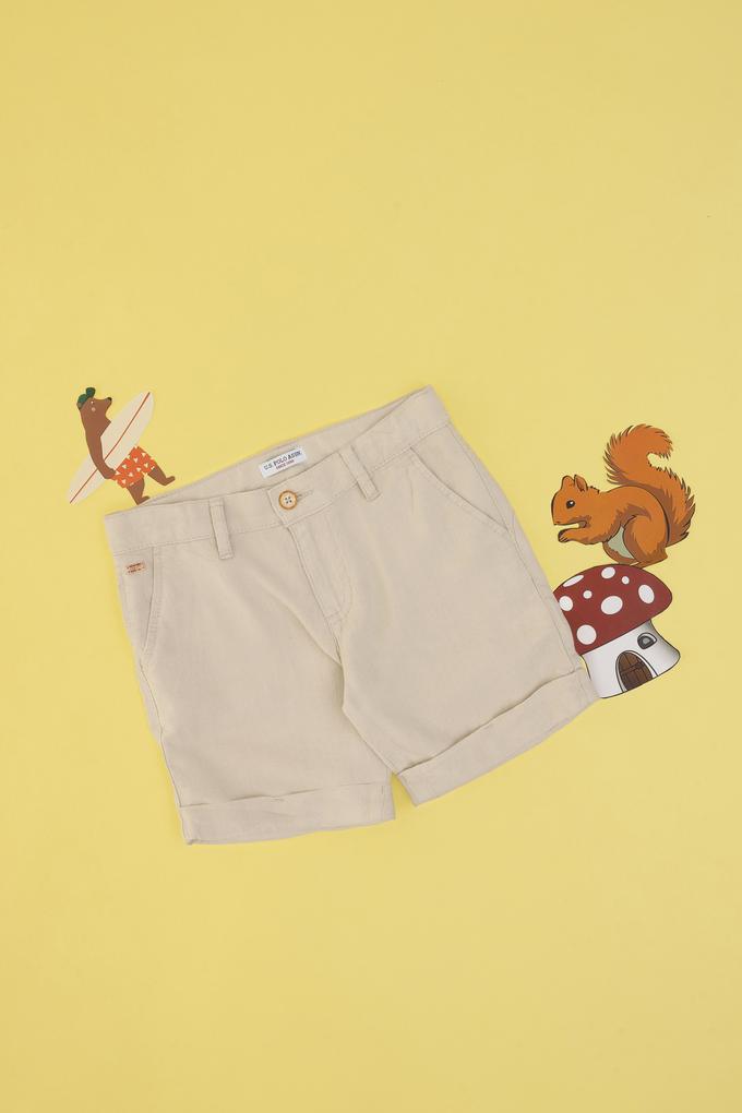 Erkek Çocuk Taş Dokuma Şort