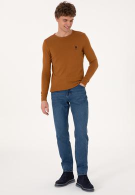 Erkek Açık Mavi Jean Pantolon - 50290248035