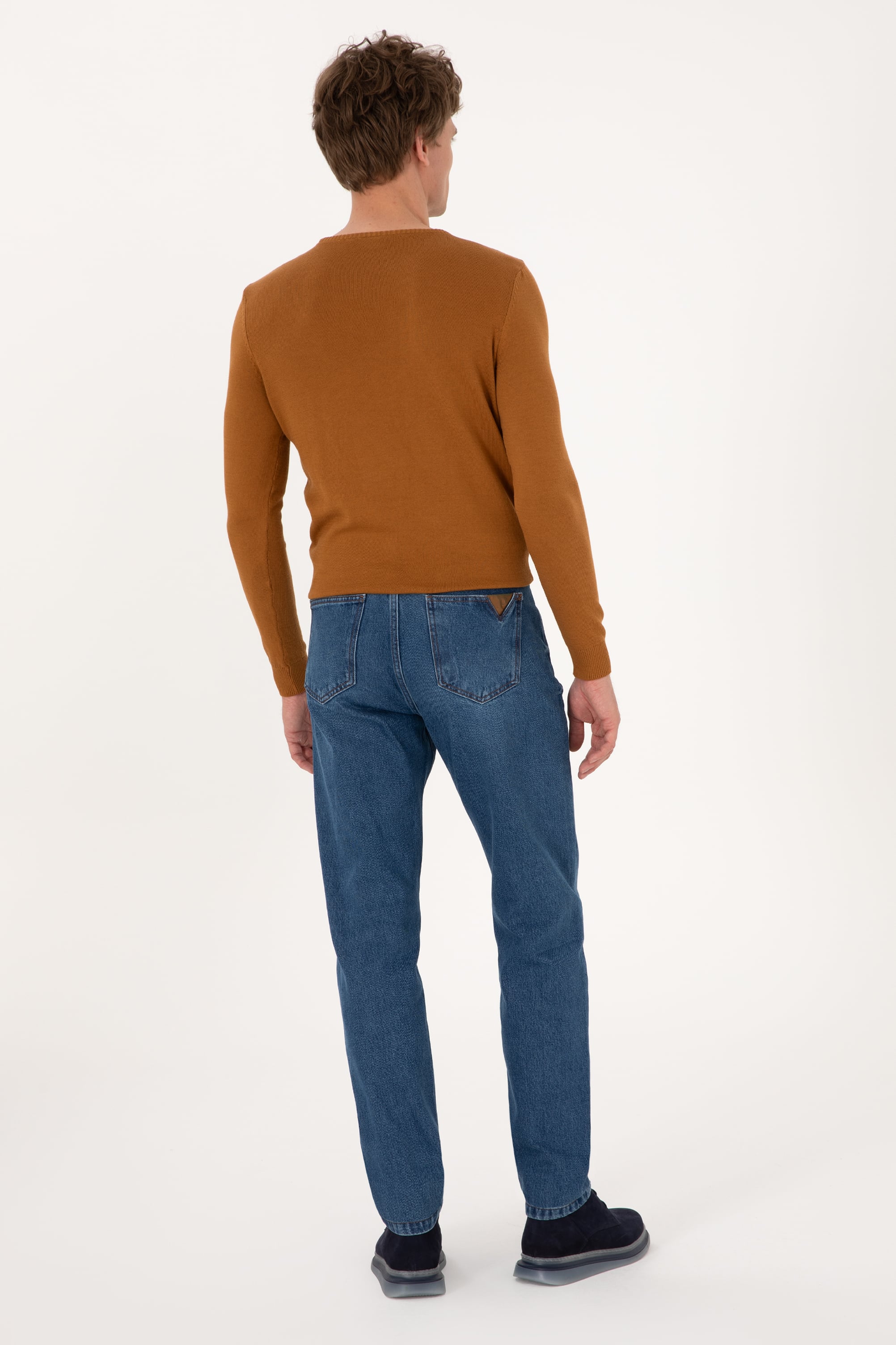 Erkek Açık Mavi Jean Pantolon