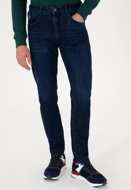 Erkek Koyu Mavi Jean Pantolon - 50289460009