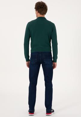 Erkek Koyu Mavi Jean Pantolon - 50289460009