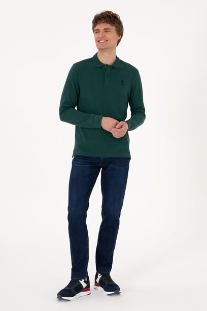 Erkek Koyu Mavi Jean Pantolon