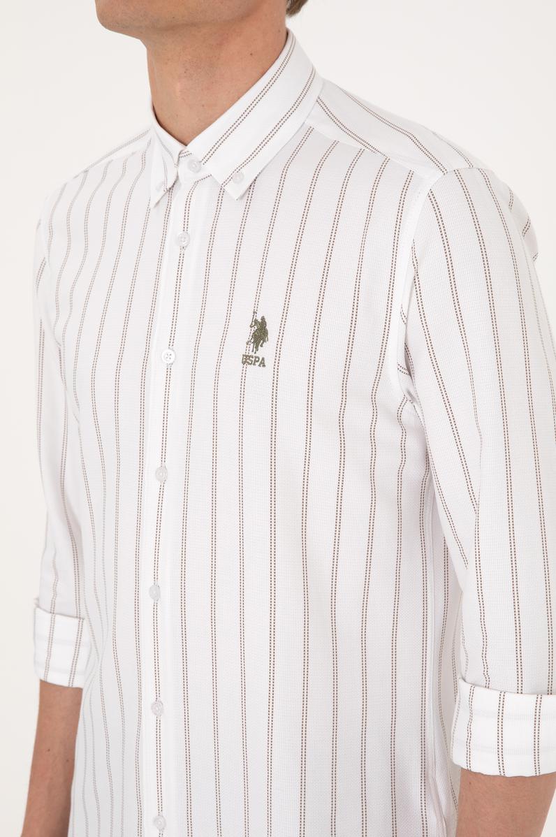 Erkek Vizon Uzun Kollu Gömlek