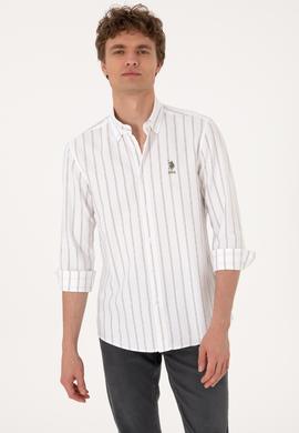 Erkek Vizon Uzun Kollu Gömlek - 50299956015