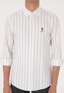 Erkek Vizon Uzun Kollu Gömlek - 50299956015