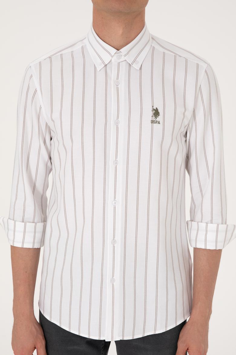 Erkek Vizon Uzun Kollu Gömlek - 50299956015