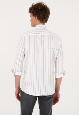 Erkek Vizon Uzun Kollu Gömlek - 50299956015