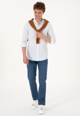 Erkek Açık Mavi Uzun Kollu Gömlek - 50300159001