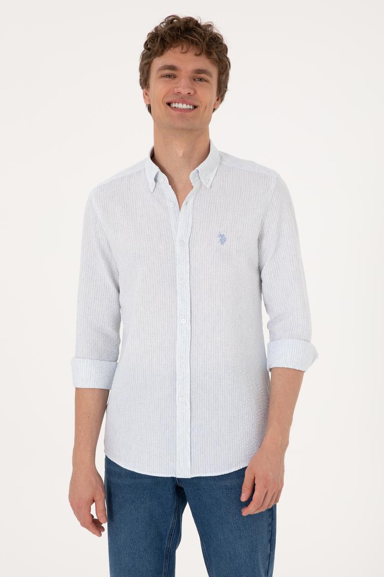 Erkek Açık Mavi Uzun Kollu Gömlek - 50300159001