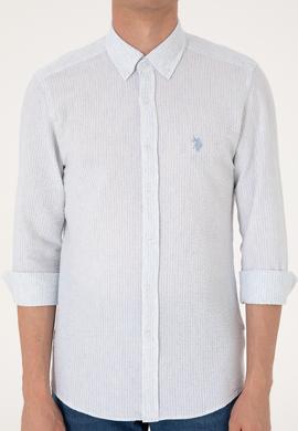 Erkek Açık Mavi Uzun Kollu Gömlek - 50300159001