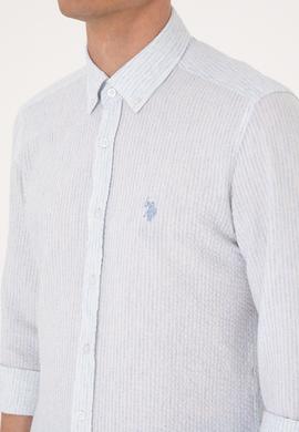 Erkek Açık Mavi Uzun Kollu Gömlek - 50300159001