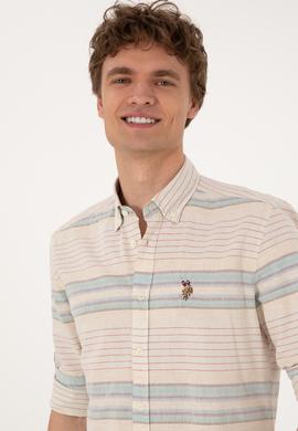 Erkek İndigo Uzun Kollu Gömlek - 50300005006