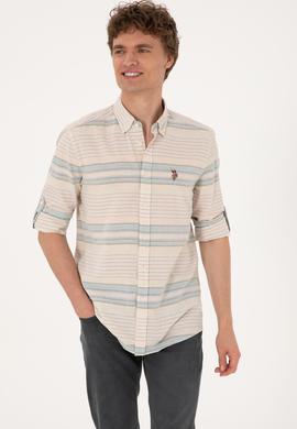 Erkek İndigo Uzun Kollu Gömlek - 50300005006