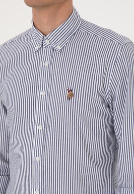 Erkek Açık Lacivert Uzun Kollu Gömlek - 50299605003