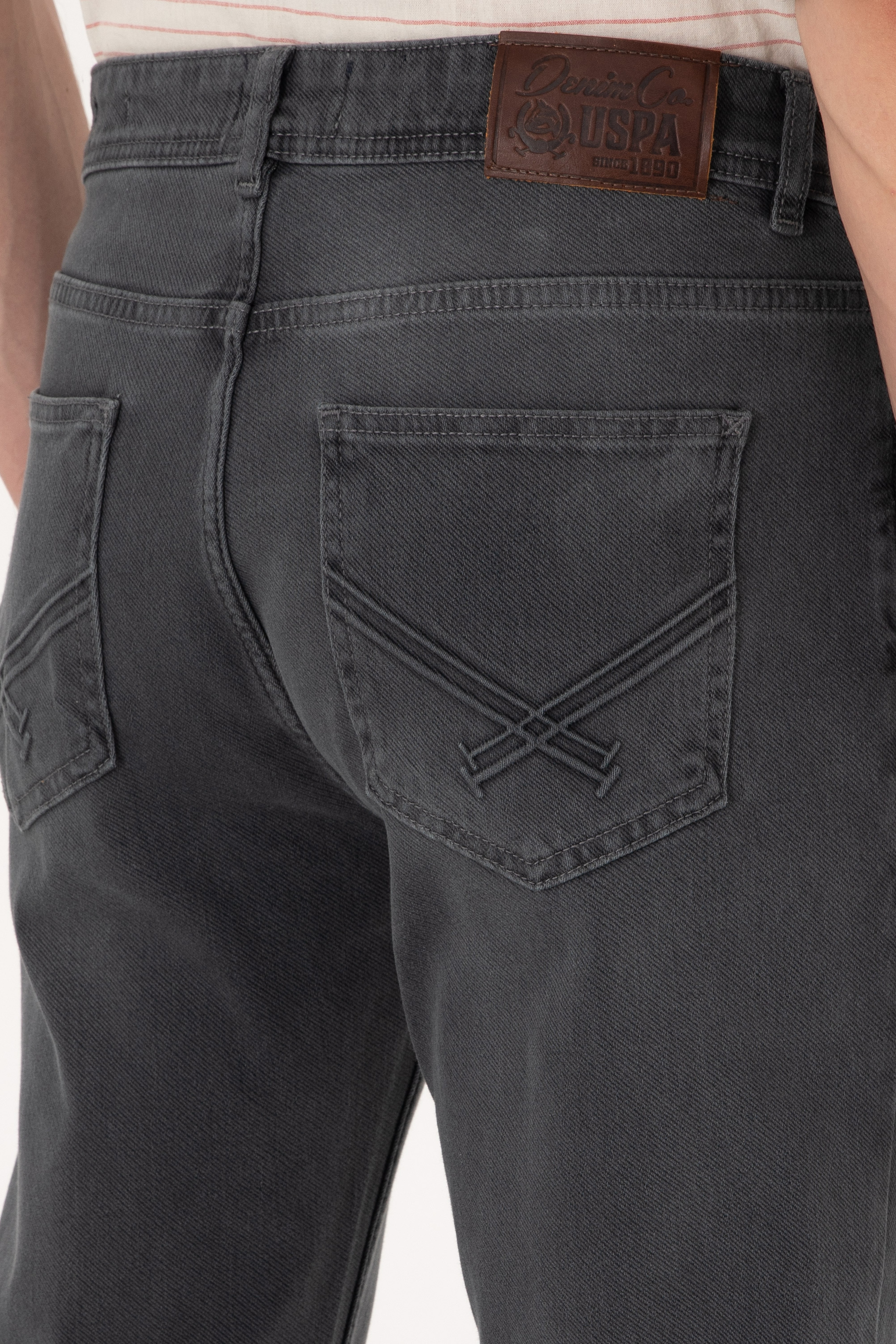 Erkek Gri Jean Pantolon