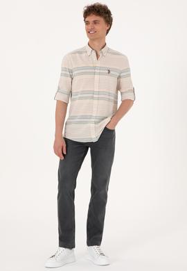 Erkek Gri Jean Pantolon - 50298594085