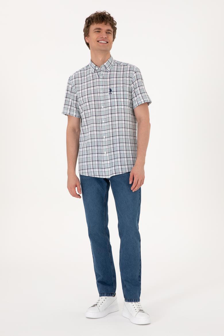 Erkek Aqua Kısa Kollu Gömlek - 50299615007