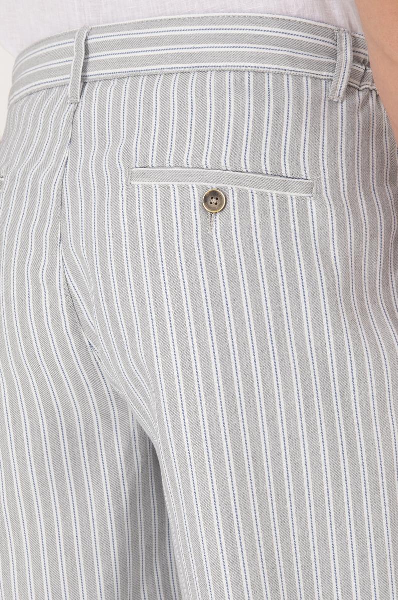 Erkek Açık Gri Kanvas Pantolon