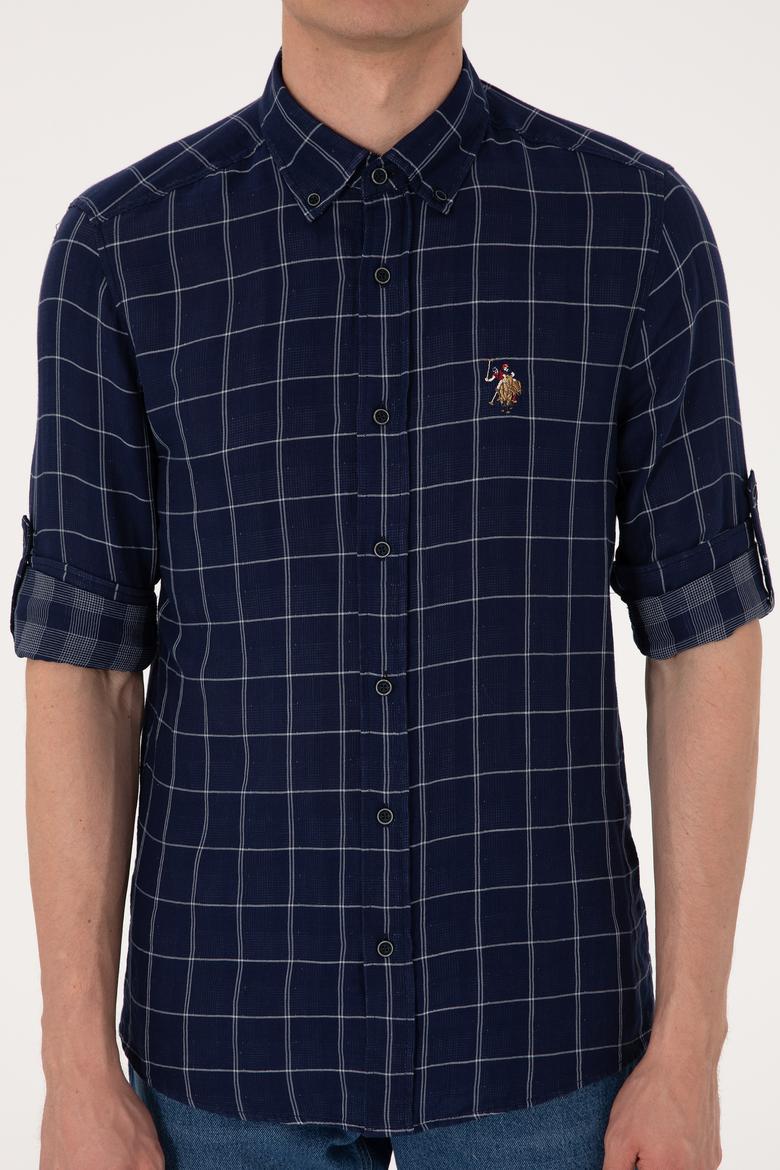 Erkek Lacivert Uzun Kollu Gömlek - 50300620005