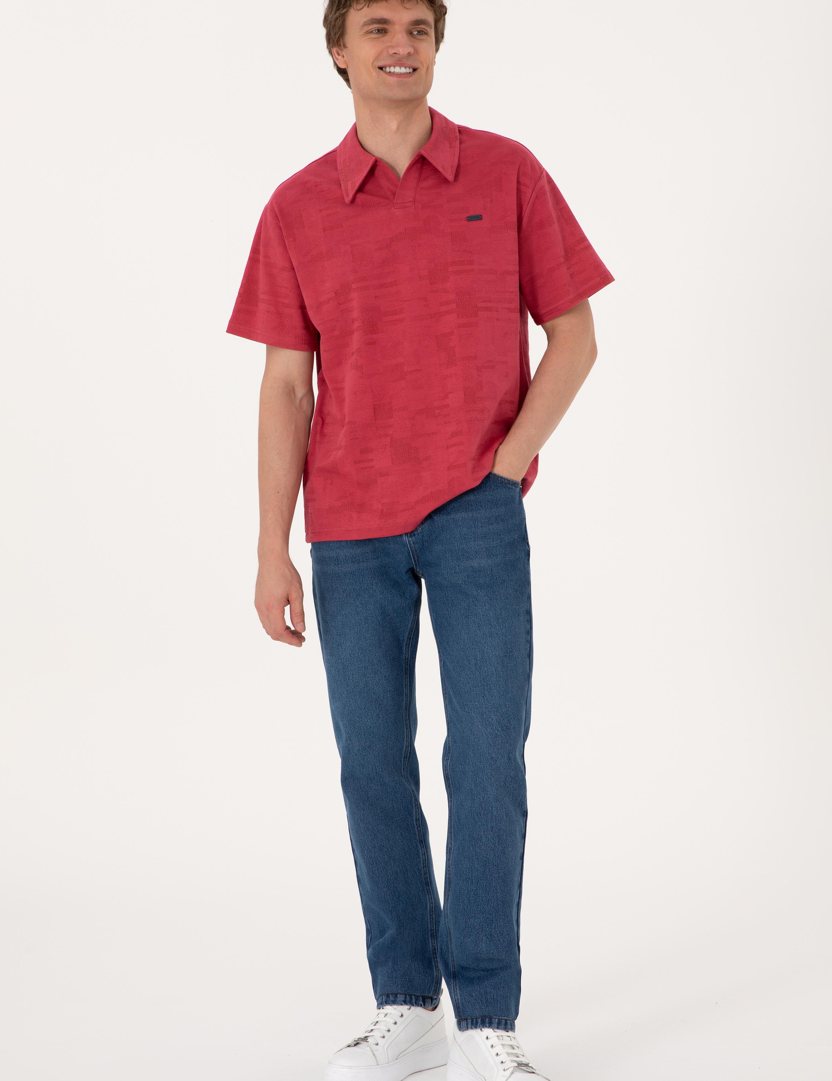 تی شرت یقه انگلیسی ریلکس یقه پولو مردانه یو اس پولو | U.S. Polo Assn. - تصویر 4