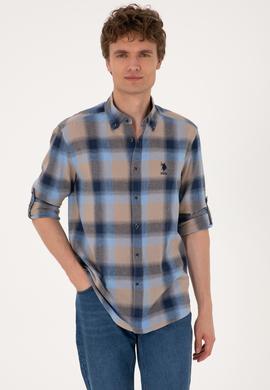 Erkek Lacivert Uzun Kollu Gömlek - 50299574009