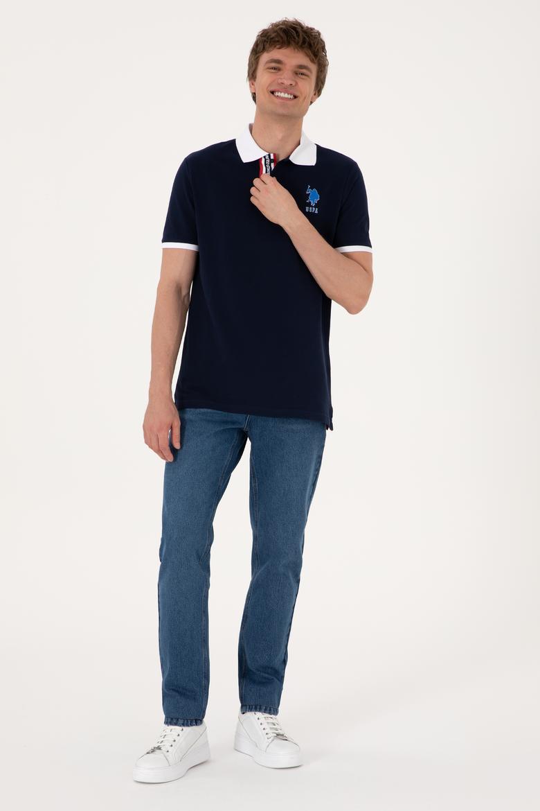 Erkek Regular Fit Lacivert Polo Yaka Tişört - 50299761011