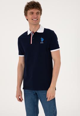 Erkek Regular Fit Lacivert Polo Yaka Tişört - 50299761011