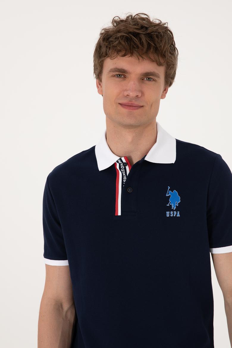 Erkek Regular Fit Lacivert Polo Yaka Tişört - 50299761011