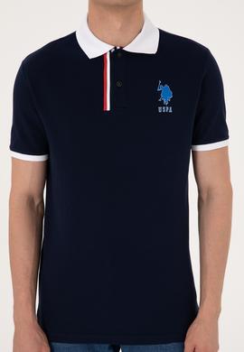 Erkek Regular Fit Lacivert Polo Yaka Tişört - 50299761011