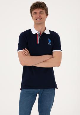 Erkek Regular Fit Lacivert Polo Yaka Tişört - 50299761011