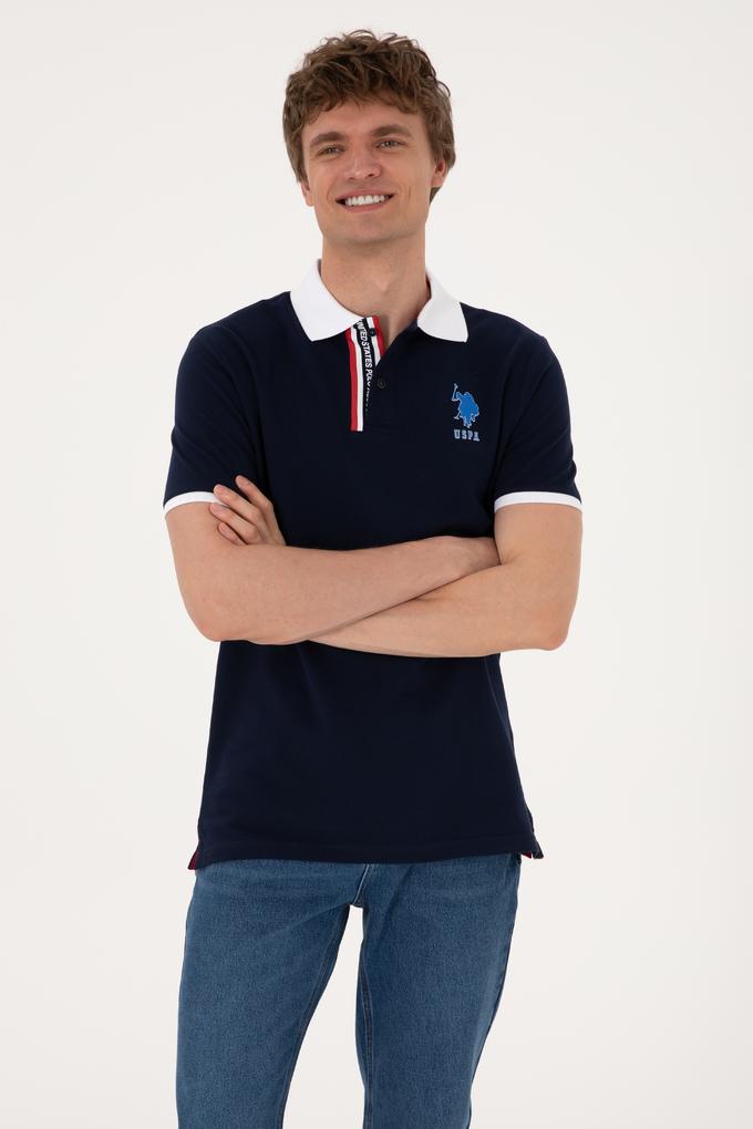 Erkek Regular Fit Lacivert Polo Yaka Tişört